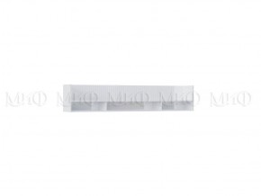 ОЛИВИЯ Полка (Белый/Белый глянец) в Тюмени - tumen.ok-mebel.com | фото