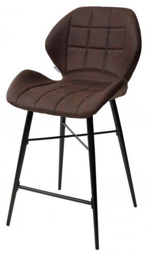 Полубарный стул MARCEL COWBOY-#800 темно-коричневый (H=65cm), ткань микрофибра М-City в Тюмени - tumen.ok-mebel.com | фото