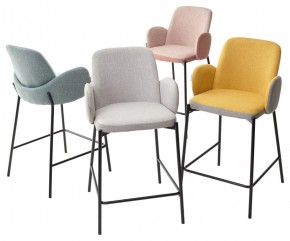 Полубарный стул NYX (H=65cm) VF109 розовый / VF110 брусничный М-City в Тюмени - tumen.ok-mebel.com | фото 5