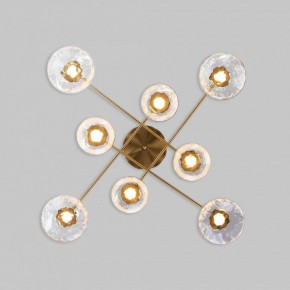 Потолочная люстра Eurosvet Ripple 50389 LED латунь в Тюмени - tumen.ok-mebel.com | фото 3