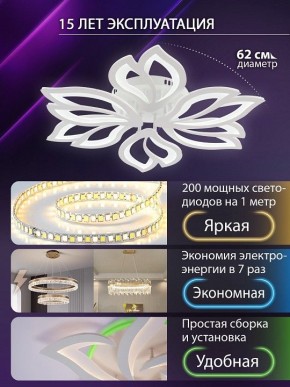 Потолочная люстра Natali Kovaltseva FORTUNA LED LAMPS 81107/6C в Тюмени - tumen.ok-mebel.com | фото 5