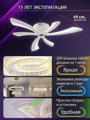 Потолочная люстра Natali Kovaltseva VIO LED LAMPS 81453 в Тюмени - tumen.ok-mebel.com | фото 5