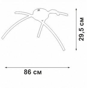 Потолочная люстра Vitaluce V2709 V2709-1/3PL в Тюмени - tumen.ok-mebel.com | фото 2