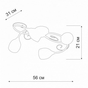 Потолочная люстра Vitaluce V3269 V3269-3/4PL в Тюмени - tumen.ok-mebel.com | фото 2