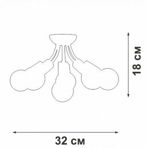 Потолочная люстра Vitaluce V3927 V3927-0/6PL в Тюмени - tumen.ok-mebel.com | фото 6