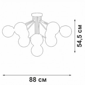 Потолочная люстра Vitaluce V42870 V42870-8/10PL в Тюмени - tumen.ok-mebel.com | фото