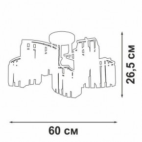 Потолочная люстра Vitaluce V5884 V5884-0/5PL в Тюмени - tumen.ok-mebel.com | фото 3