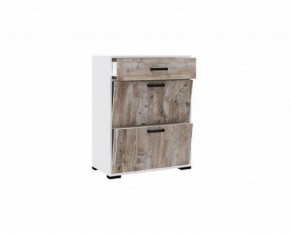 Прихожая Бриз Обувница (Белый/ Дуб юкон) в Тюмени - tumen.ok-mebel.com | фото 2
