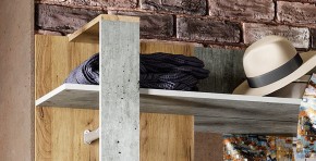 Прихожая Кензо (крафт/бетон) вешалка+шкаф в Тюмени - tumen.ok-mebel.com | фото 6