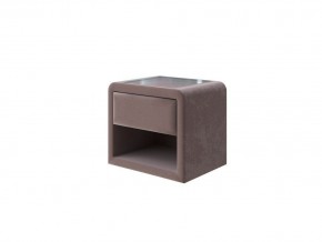 PROxSON Тумба Cube (Ткань: Велюр Shaggy Chocolate) 52x41 в Тюмени - tumen.ok-mebel.com | фото