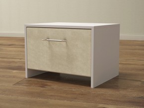 PROxSON Тумба Varna (ЛДСП Белая+ткань Белый/Savana Milk (молочный)) 51x40 в Тюмени - tumen.ok-mebel.com | фото