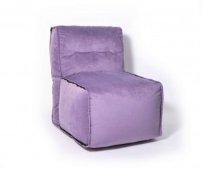 Прямое модульное бескаркасное кресло Комфорт (Фиолет велюр) в Тюмени - tumen.ok-mebel.com | фото