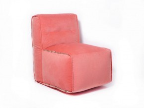 Прямое модульное бескаркасное кресло Комфорт (Персик велюр) в Тюмени - tumen.ok-mebel.com | фото