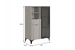 РИЧ Комод 2 со стеклом в Тюмени - tumen.ok-mebel.com | фото 2