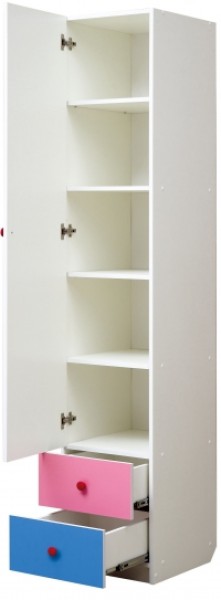 Шкаф 1-но дверный с ящиками и фотопечатью Совята 1.3 (400) в Тюмени - tumen.ok-mebel.com | фото 2