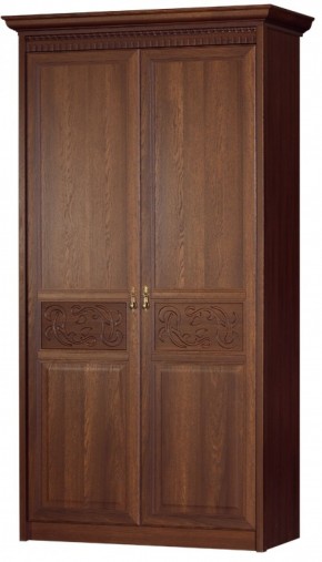 Шкаф 2-х дверный с полками ДСП №181 "Лючия" Дуб оксфорд в Тюмени - tumen.ok-mebel.com | фото