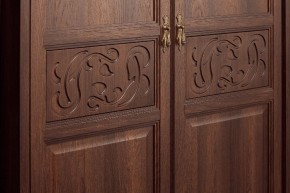 Шкаф 2-х дверный с полками ДСП №181 "Лючия" Дуб оксфорд в Тюмени - tumen.ok-mebel.com | фото 2