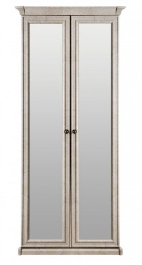 Шкаф 2-х створчатый с Зеркалом Афина (крем корень) в Тюмени - tumen.ok-mebel.com | фото 1