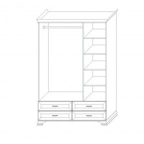 Шкаф 3-х дверный (корпус) Сиена в Тюмени - tumen.ok-mebel.com | фото 6