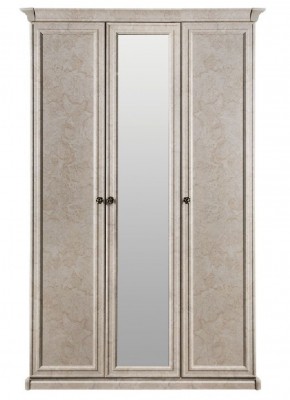 Шкаф 3-х створчатый (2+1) с зеркалом Афина (Крем корень) в Тюмени - tumen.ok-mebel.com | фото 3