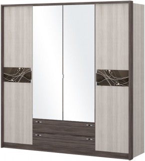 Шкаф 4-х дверный с зеркалом Шк69.2 МС Николь в Тюмени - tumen.ok-mebel.com | фото