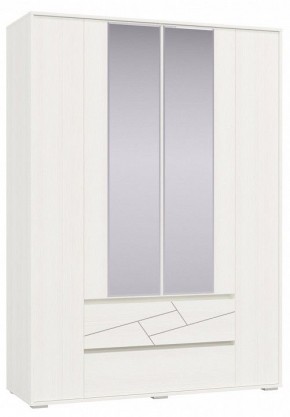 Шкаф 4-х дверный с ящиками АДЕЛИНА (4-4833рам.б) в Тюмени - tumen.ok-mebel.com | фото