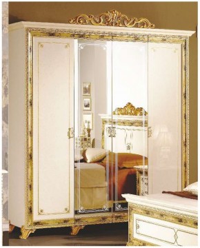 Шкаф 4-х дверный с зеркалами (06.144) МС Катя в Тюмени - tumen.ok-mebel.com | фото