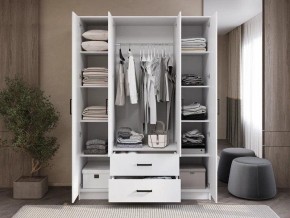 Шкаф 4-х створчатый Титан (белый) в Тюмени - tumen.ok-mebel.com | фото 2