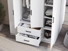Шкаф 4-х створчатый Титан (белый) в Тюмени - tumen.ok-mebel.com | фото 3