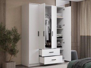 Шкаф 4-х створчатый Титан (белый) в Тюмени - tumen.ok-mebel.com | фото 4