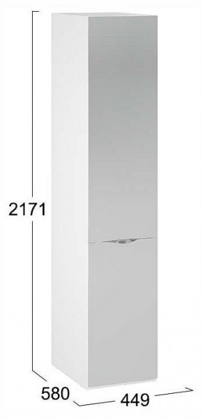 Шкаф для белья Глосс СМ-319.07.002 в Тюмени - tumen.ok-mebel.com | фото 4