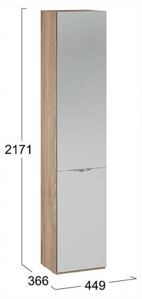 Шкаф для белья Глосс СМ-319.07.012 в Тюмени - tumen.ok-mebel.com | фото 4