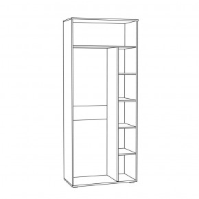 Шкаф для одежды 1751 Бьянка в Тюмени - tumen.ok-mebel.com | фото 2