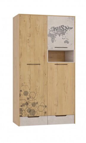 Шкаф для одежды 3 двери и 2 ящика Шк134.0 ДС Стэнфорд в Тюмени - tumen.ok-mebel.com | фото