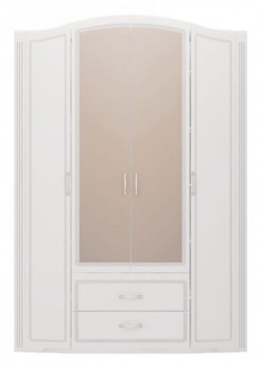 Шкаф для одежды 4-х дв.с ящиками Виктория 2  с зеркалами в Тюмени - tumen.ok-mebel.com | фото 2