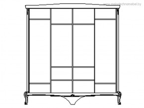 Шкаф для одежды Мокко ММ-316-01/04Б в Тюмени - tumen.ok-mebel.com | фото 2