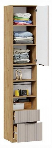 Шкаф комбинированный Хилтон Исп. 2 в Тюмени - tumen.ok-mebel.com | фото 3