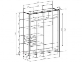 Шкаф-купе 1800 ЛИБЕРТИ в Тюмени - tumen.ok-mebel.com | фото 4