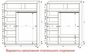 Шкаф-купе 1800 серии SOFT D6+D4+B2+PL2 (2 ящика+1штанга+1 полка) профиль «Капучино» в Тюмени - tumen.ok-mebel.com | фото 8