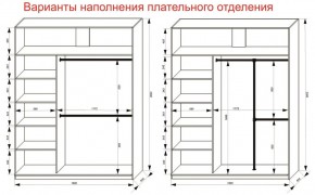 Шкаф-купе 1800 серии SOFT D8+D2+B2+PL4 (2 ящика+F обр.штанга) профиль «Графит» в Тюмени - tumen.ok-mebel.com | фото 8