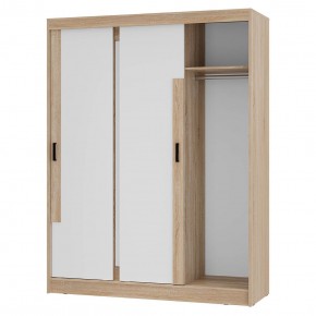 Шкаф-купе Смарт ШКК-06 (дуб сонома/белый) в Тюмени - tumen.ok-mebel.com | фото 4