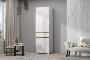 Шкаф Лиана (Дуб Крафт Белый/Дуб Крафт Золотой) в Тюмени - tumen.ok-mebel.com | фото