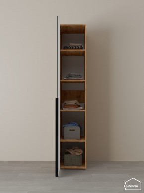 Шкаф Linnea MHR-1-2 2050х400х510 (ДВ-М 11.1.25) в Тюмени - tumen.ok-mebel.com | фото 4