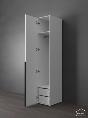 Шкаф Linnea MHR-1-3 2050х400х510 (Белый-М 11.1.1) в Тюмени - tumen.ok-mebel.com | фото 5