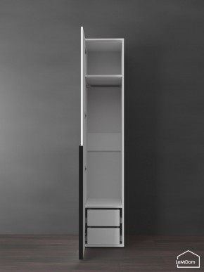 Шкаф Linnea MHR-1-3 2050х400х510 (Белый-М 11.1.1) в Тюмени - tumen.ok-mebel.com | фото 6