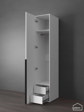 Шкаф Linnea MHR-1-3 2050х400х510 (Белый-М 11.1.1) в Тюмени - tumen.ok-mebel.com | фото 7
