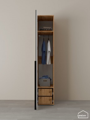 Шкаф Linnea MHR-1-3 2050х400х510 (ДВ-М 11.1.25) в Тюмени - tumen.ok-mebel.com | фото 5