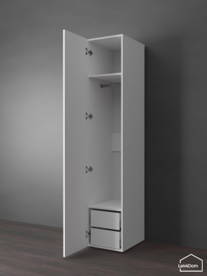 Шкаф Linnea MHR-1PO-3 2050х400х510 (Белый-М 11.1.1) в Тюмени - tumen.ok-mebel.com | фото 4