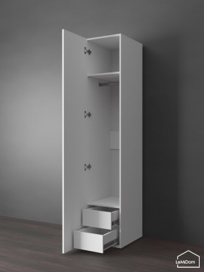 Шкаф Linnea MHR-1PO-3 2050х400х510 (Белый-М 11.1.1) в Тюмени - tumen.ok-mebel.com | фото 5