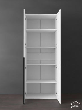 Шкаф Linnea MHR-2-2 2050х800х510 (Белый-М 11.1.2) в Тюмени - tumen.ok-mebel.com | фото 4